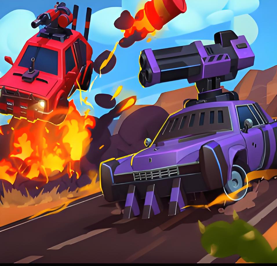 Mech Car Rage — Racing game cover