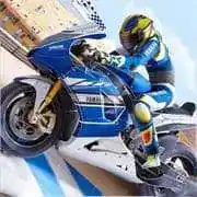 Moto Racing Flying — Racing game cover